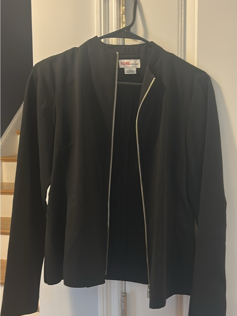 MICHAEL KORS Black Zip-Front Women's Jacket- VINTAGE
